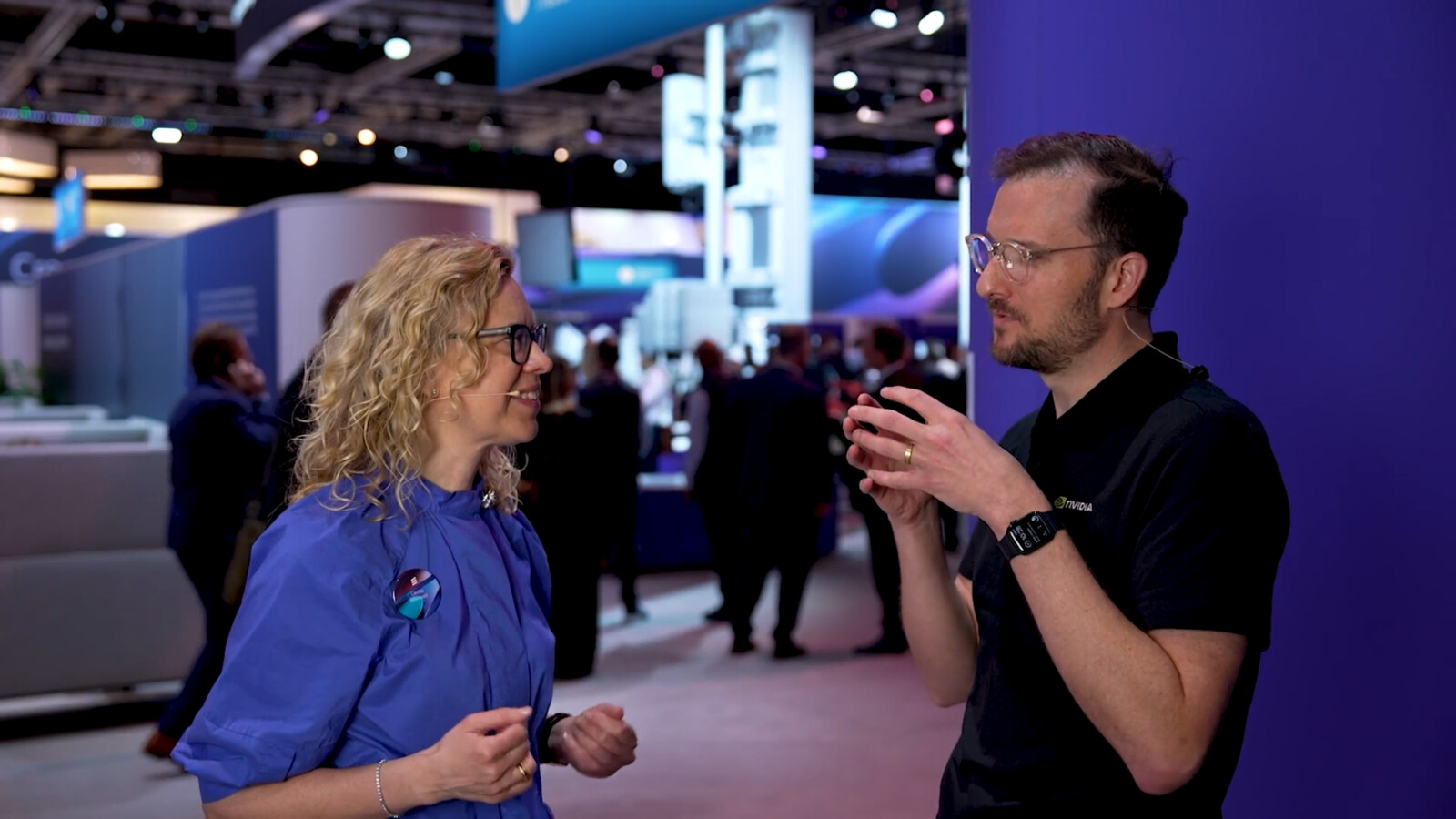 Cecilia Atterwall at Ericsson and Max Bickley at NVIDIA.