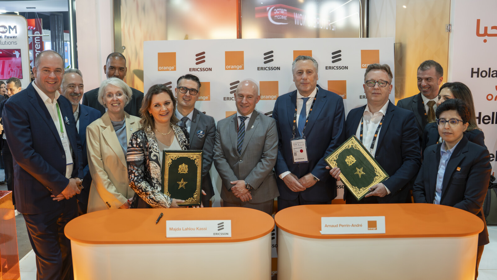 Ericsson and Orange Maroc representatives announce private 5G collaboration