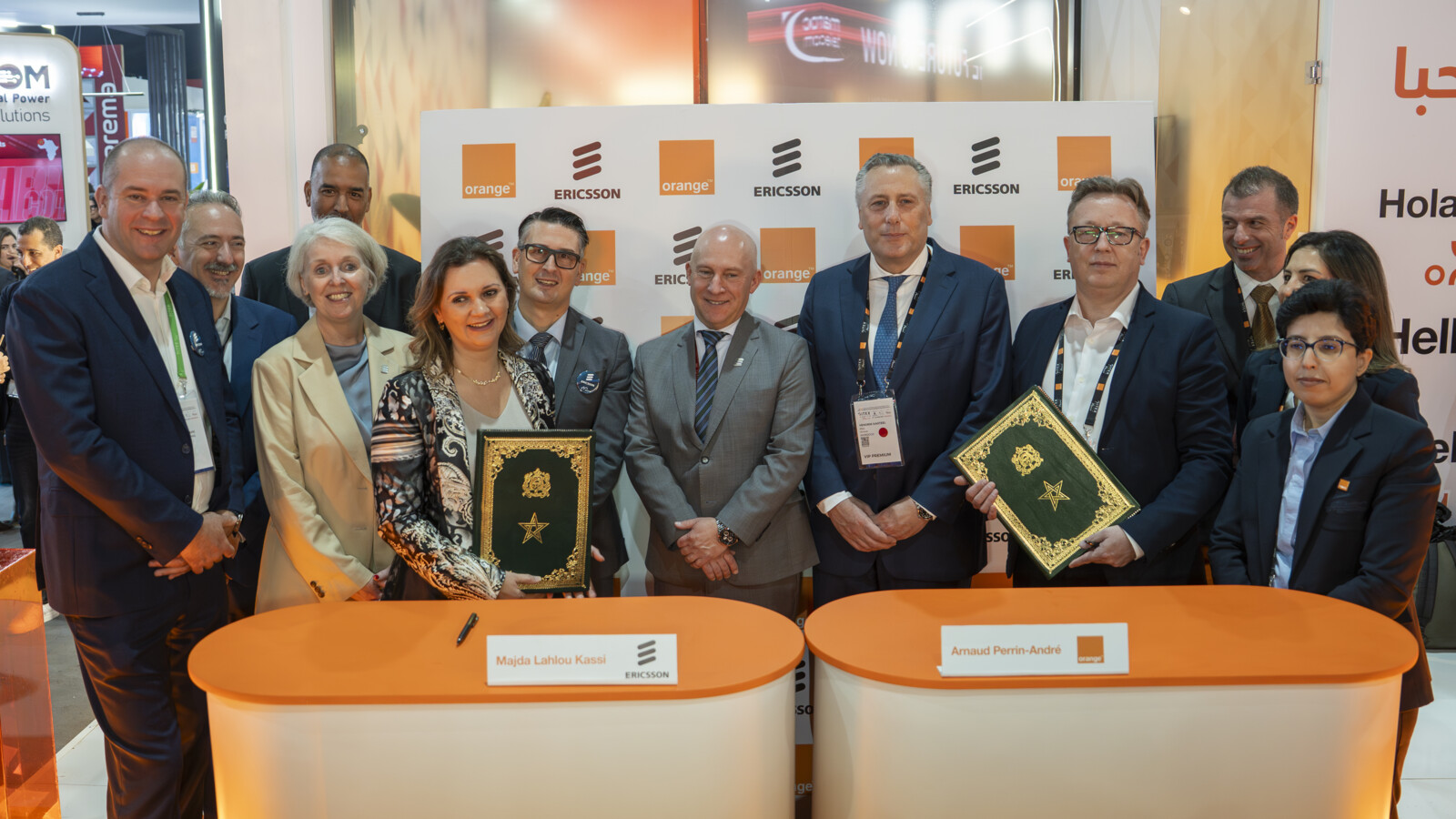 Ericsson and Orange Maroc representatives announce private 5G collaboration