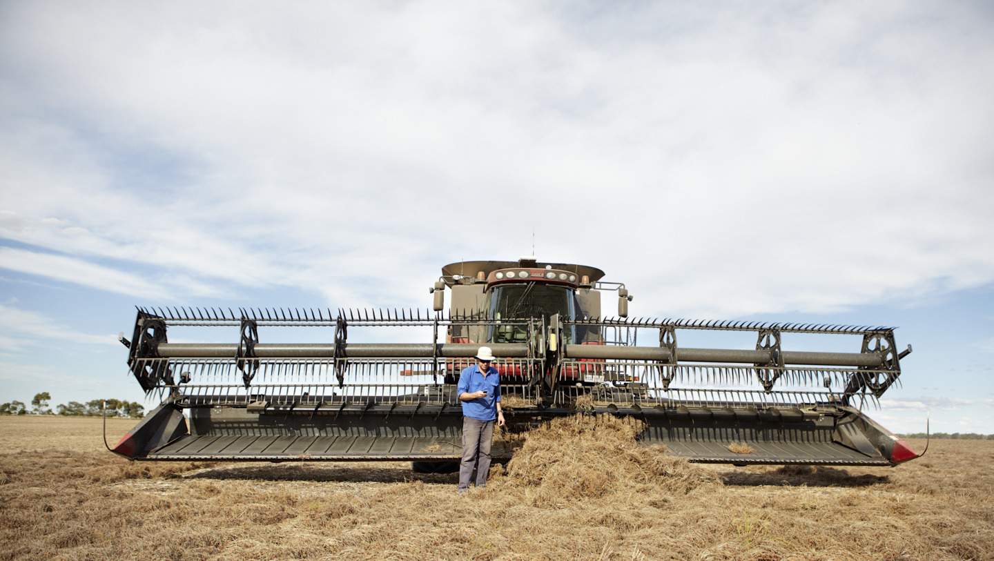 Farming equipment with farmer