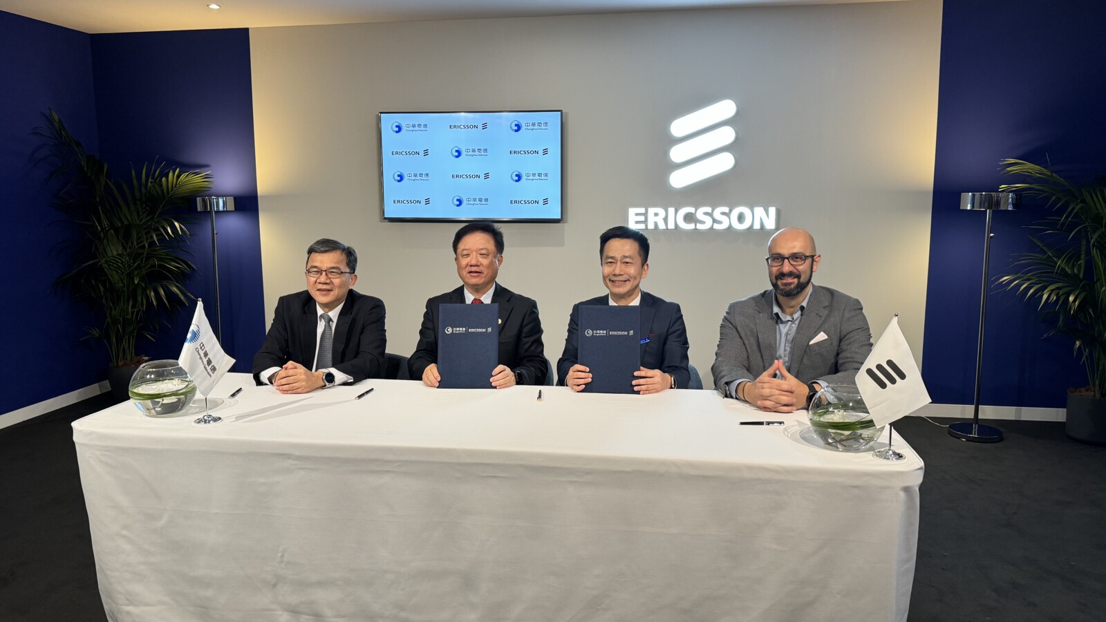 Chunghwa telecom and Ericsson sign MoU at MWC2024