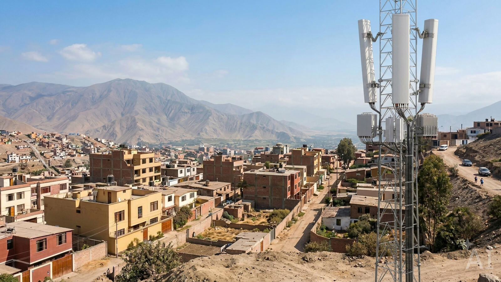 Antenna 4206 in urban Peruvian city