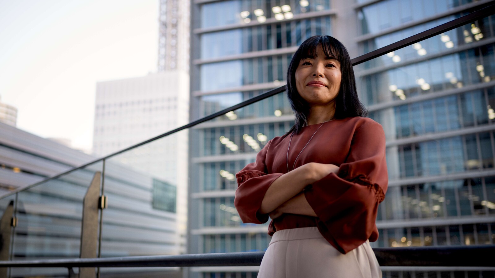 Nakoho Yoshida in Ericsson office.