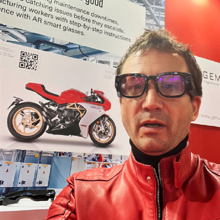 AR glasses manufactured by Vuzix.