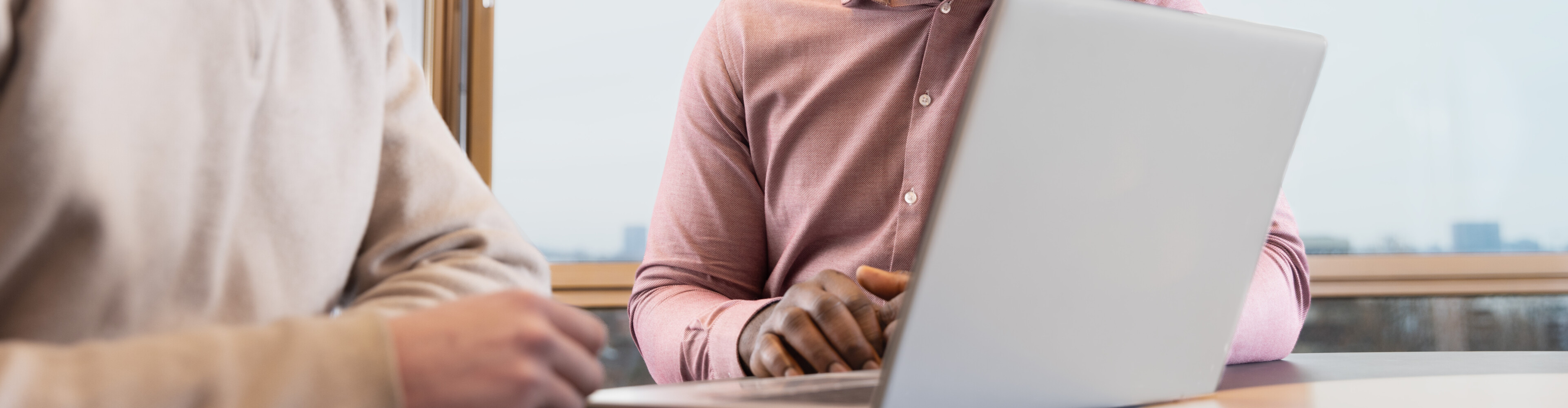 People with computers