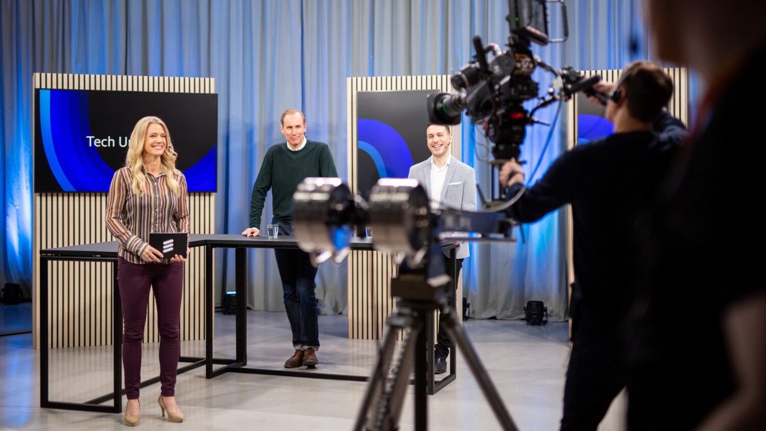 Technology Unveiled - photos from recording day.