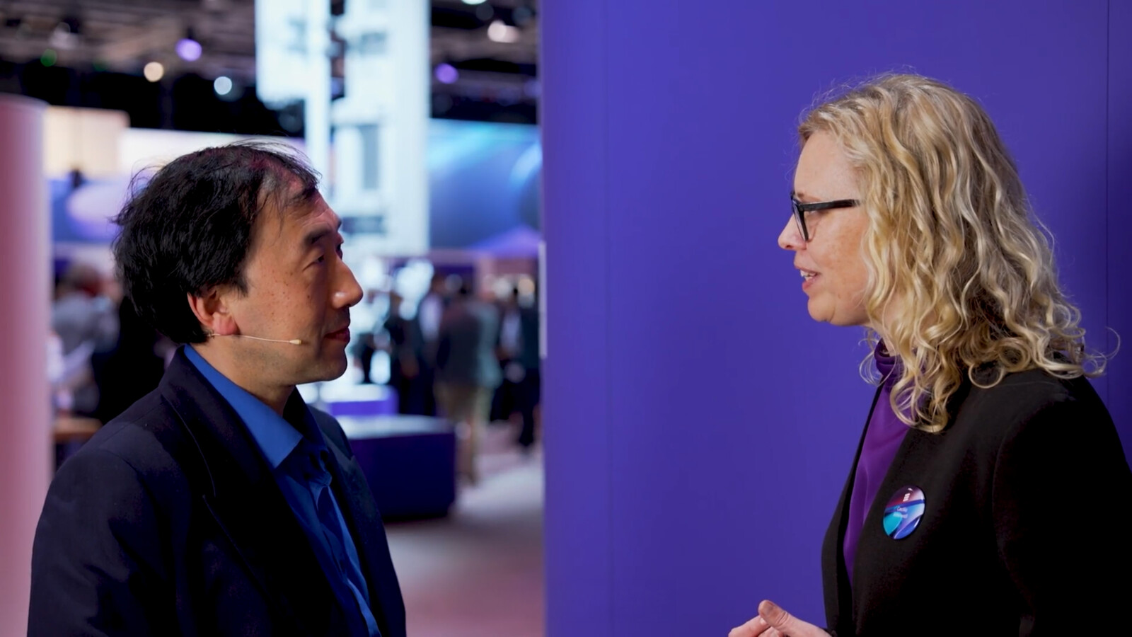 Cecilia Atterwall and Mingxi Fan at MediaTek.