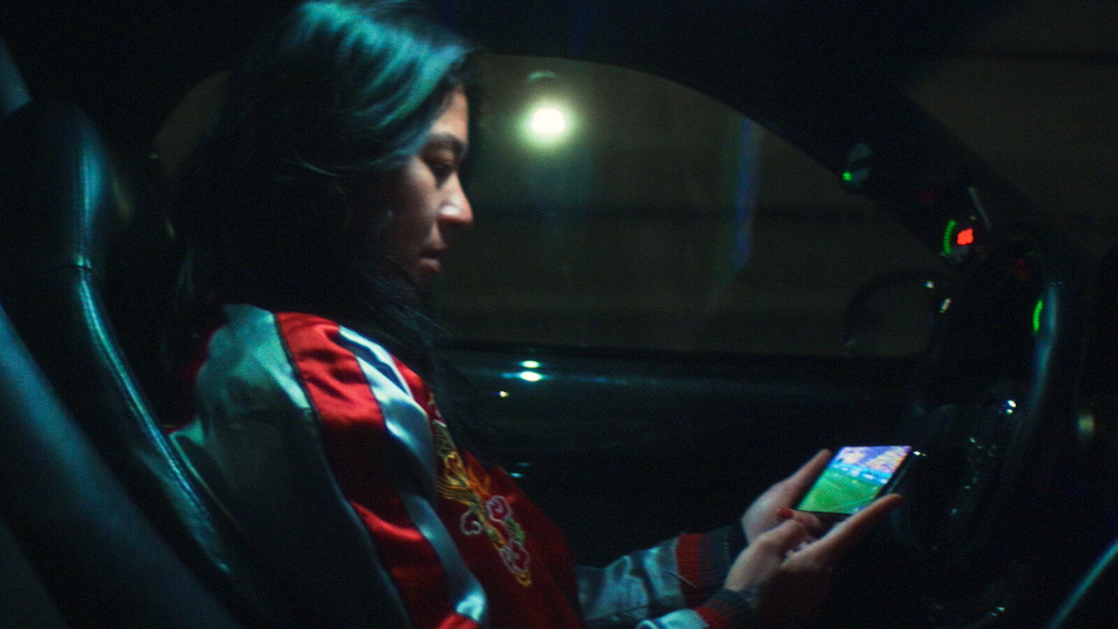 Fan watching match in mobile