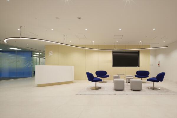 Ericsson office Yokohama reception area