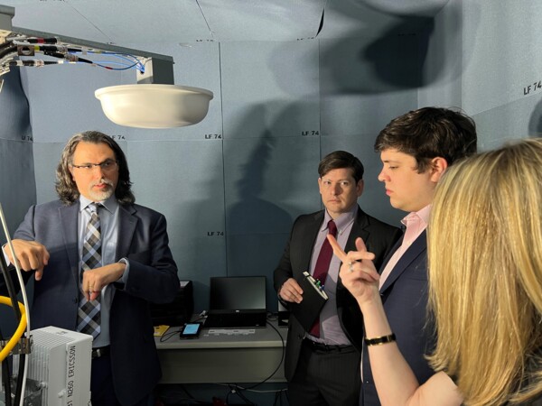 Ericsson w/ FCC Commissioner Simington @ 5G Security Test Bed