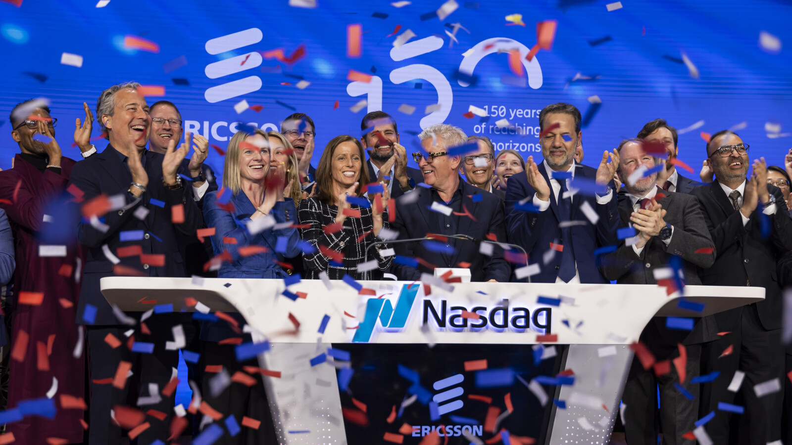 Ringing the closing bell at Nasdaq MarketSite