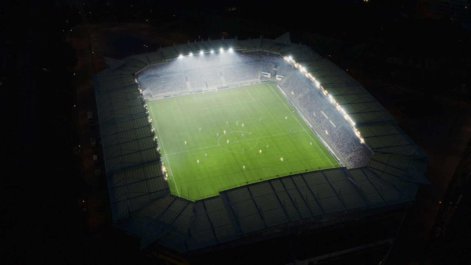 Stadium at night