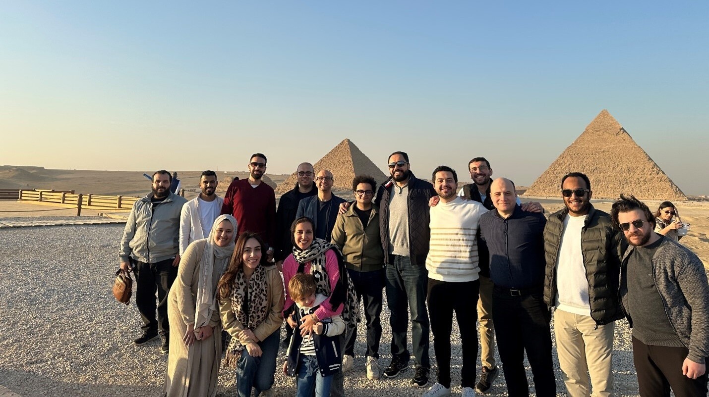 Ericsson in Egypt collegues interacting