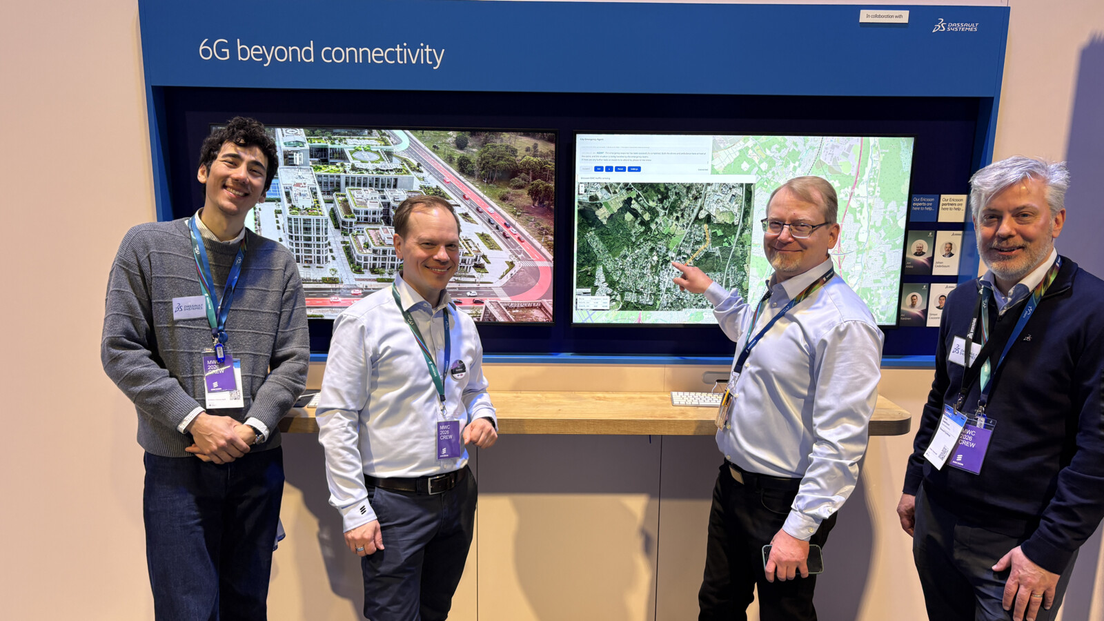 Demo showing how AI agents can use 6G capabilities beyond connectivity to support emergency response decisions