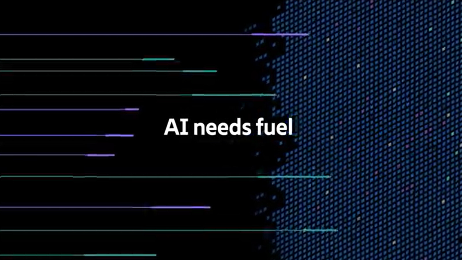 AI needs fuel