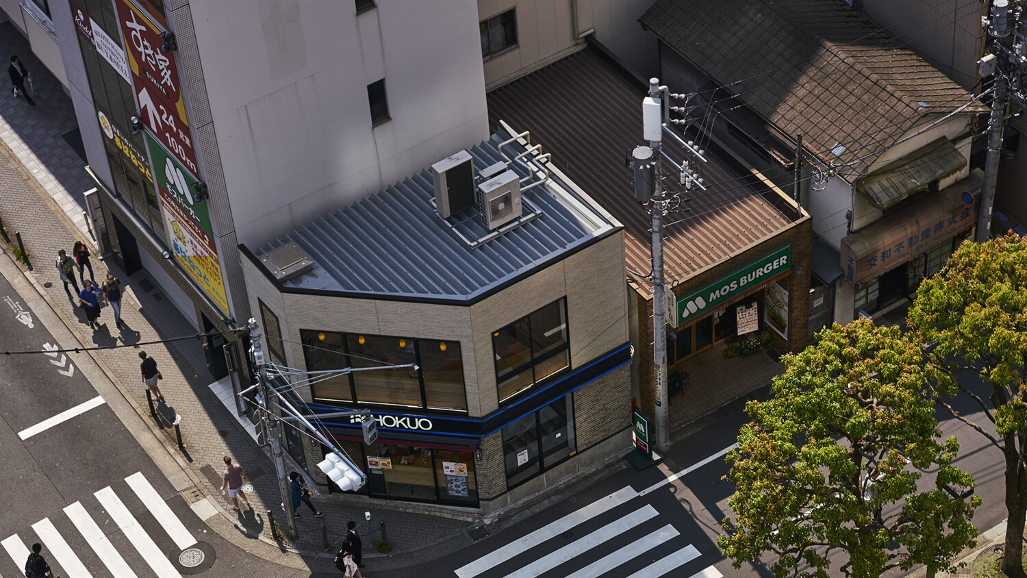 Street view from top