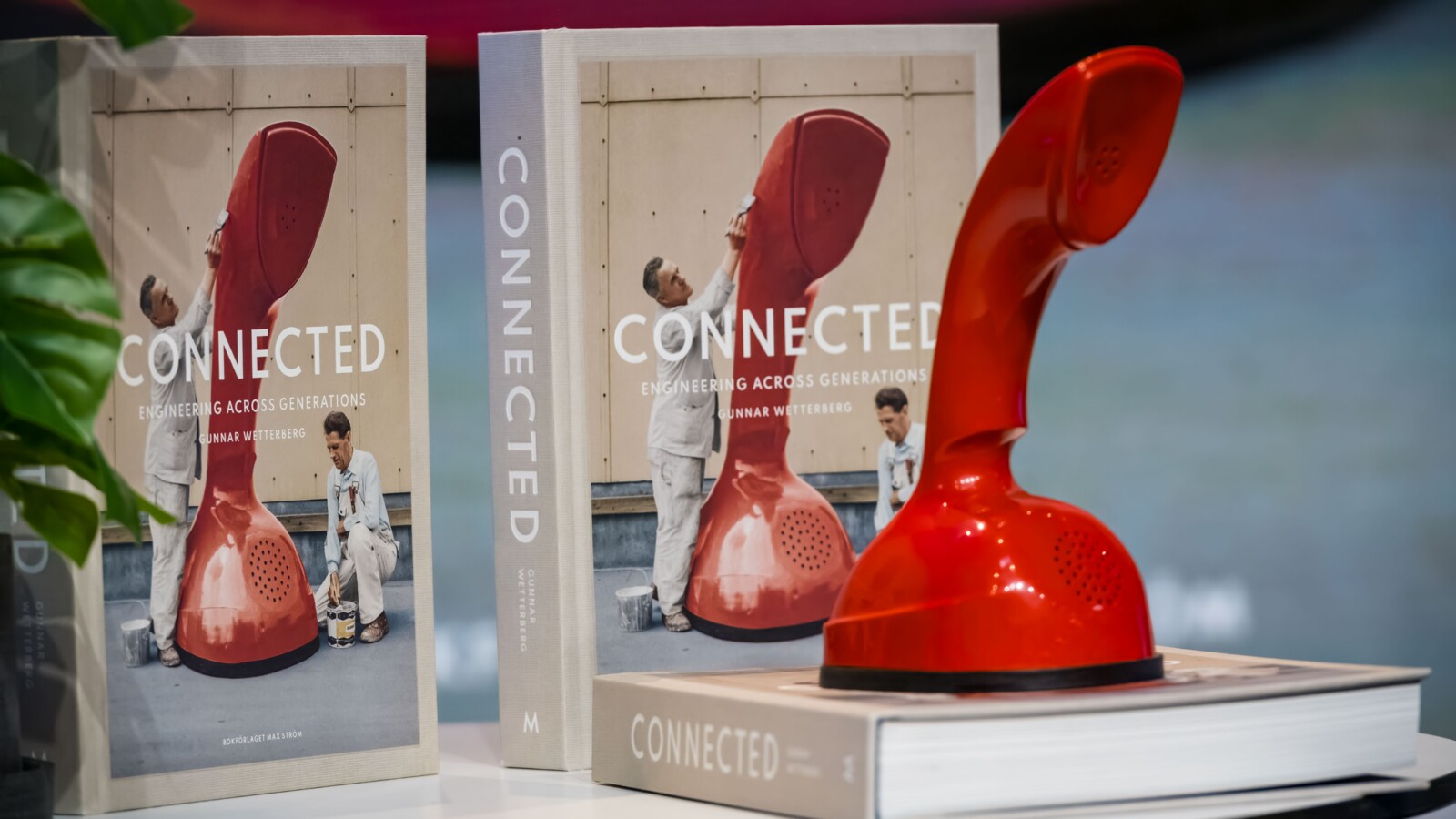 "Connected" book cover.