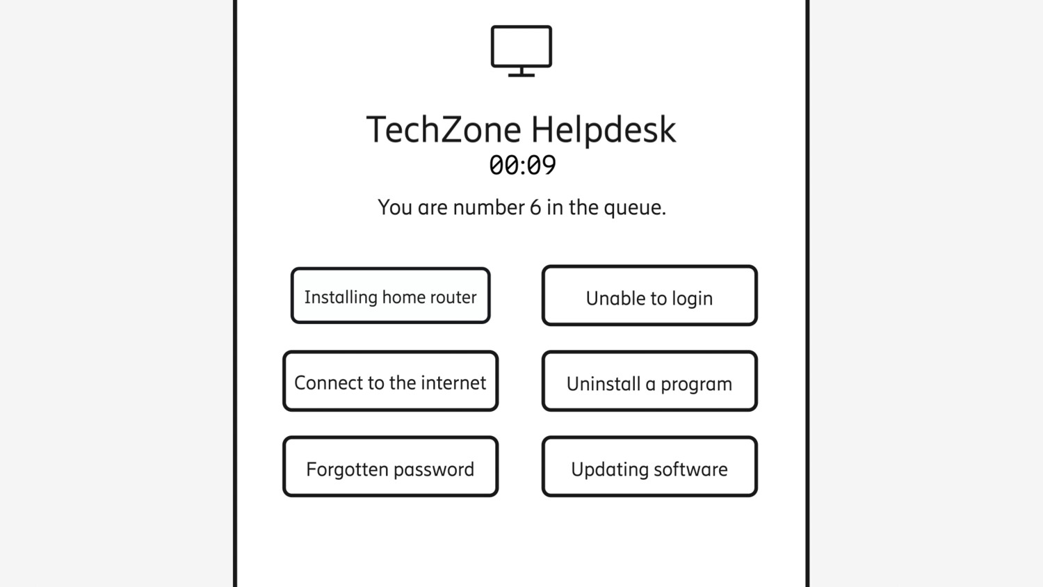 Graphic showing interactive calling at a smartphone