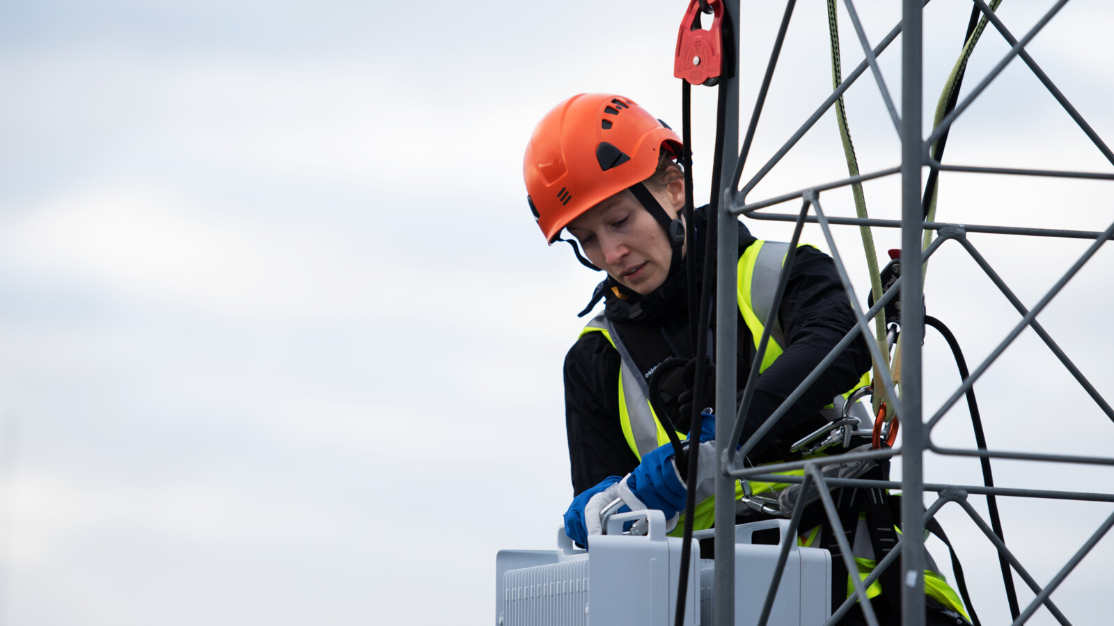 Tower climb ERS equipment.