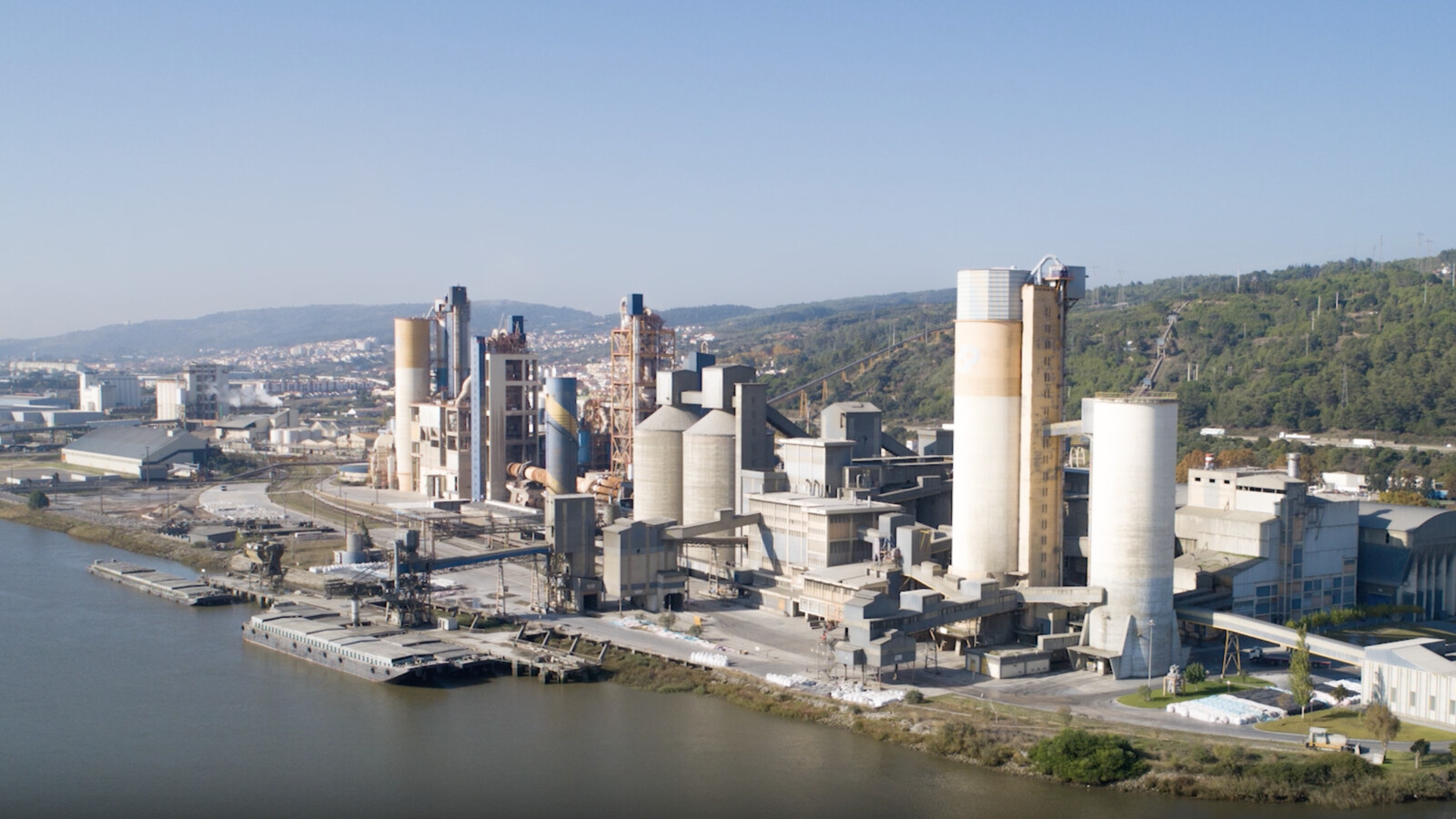 Cement plant.