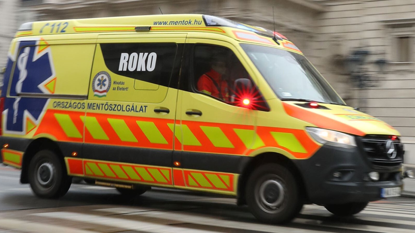 Hungarian ambulance car