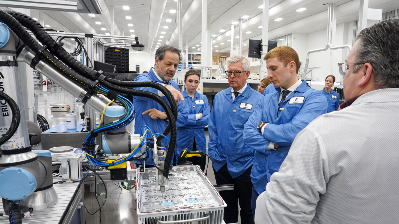 Yossi Cohen, Börje Ekholm, Jacob Helberg and other guests - U.S. Smart Factory.