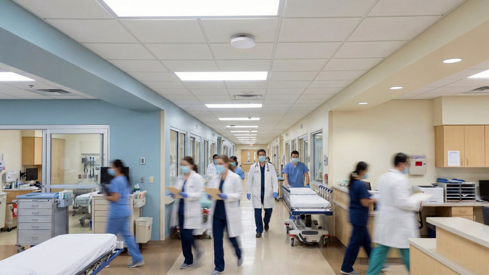 hospital corridor