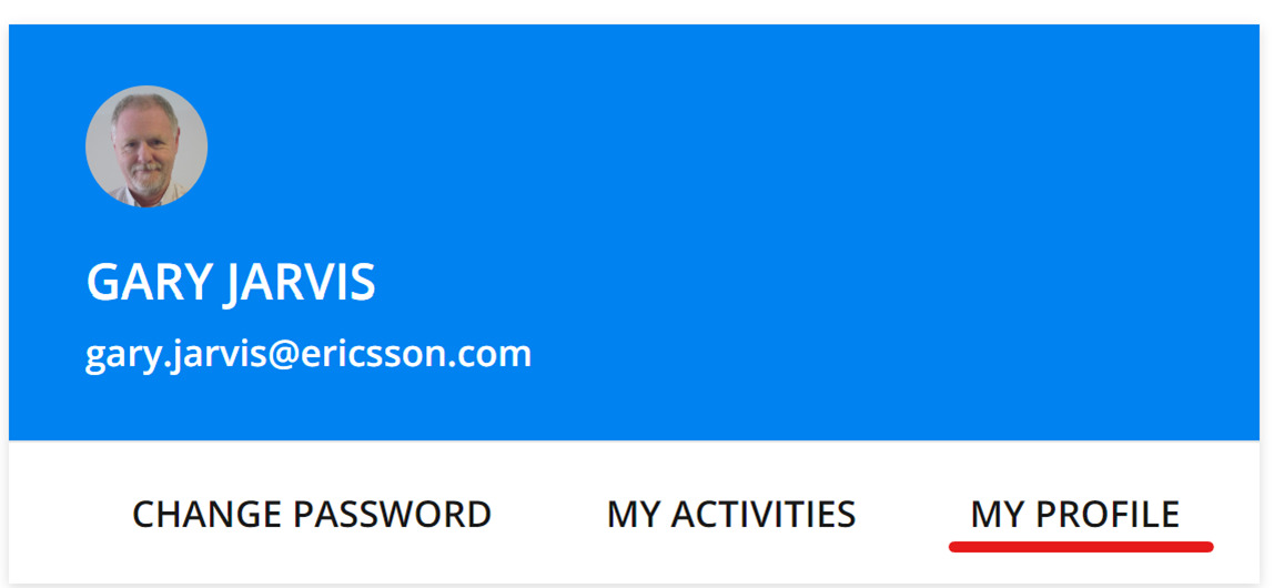 How to accesse your profile 
