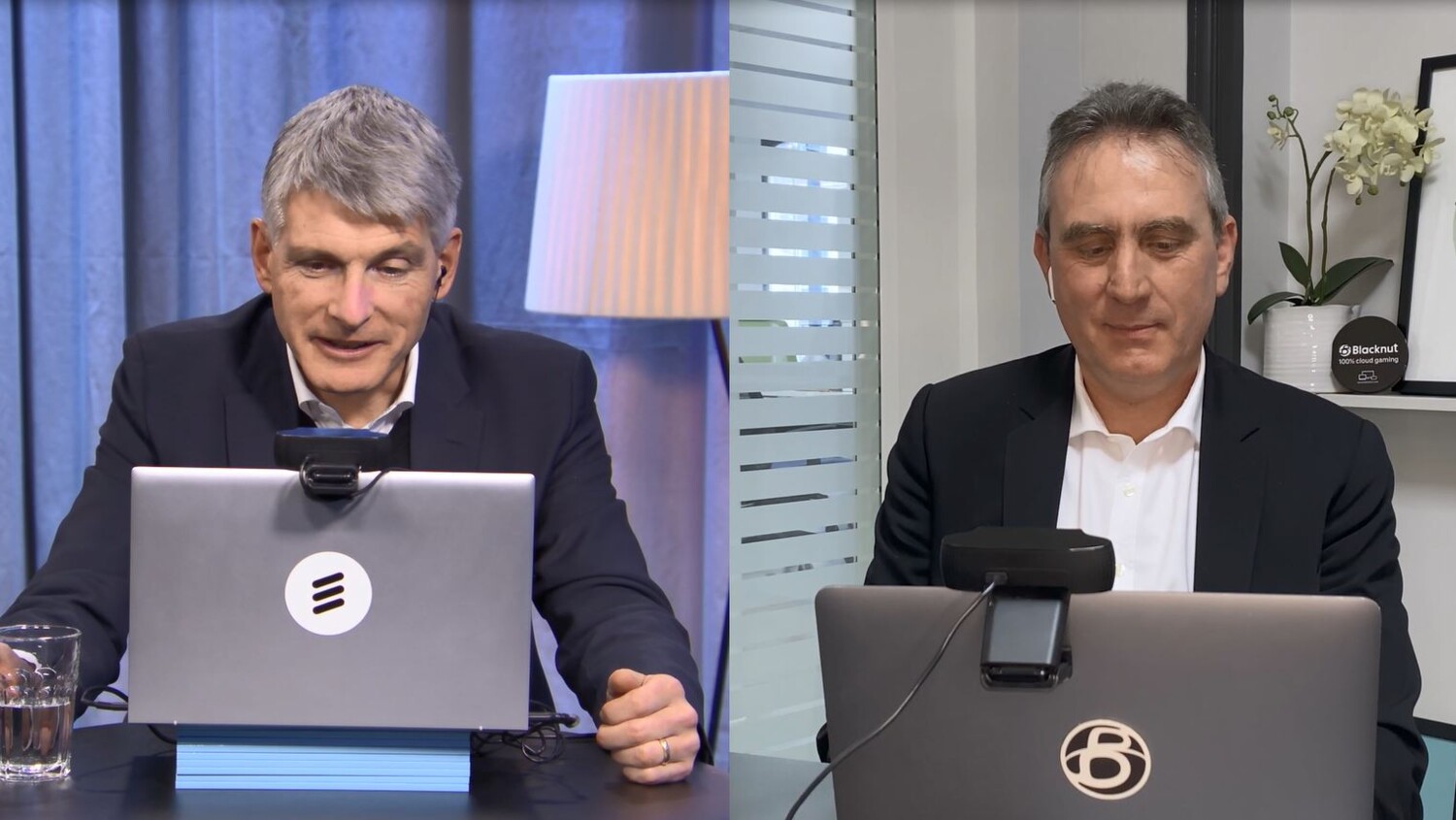 Erik Ekudden, CTO Ericsson and Olivier Avaro, CEO Blacknut.