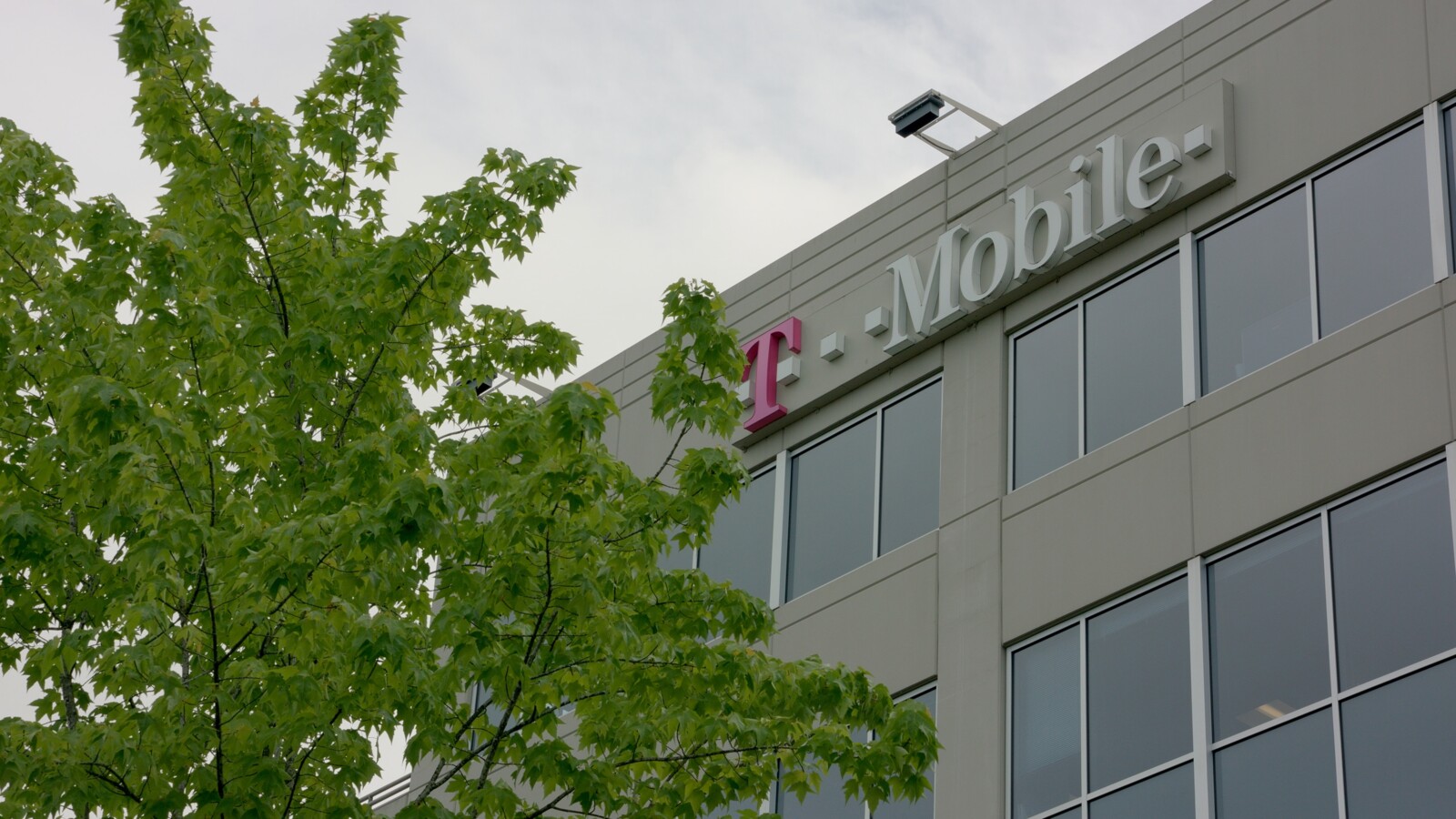 Building with T-Mobile logo written on it
