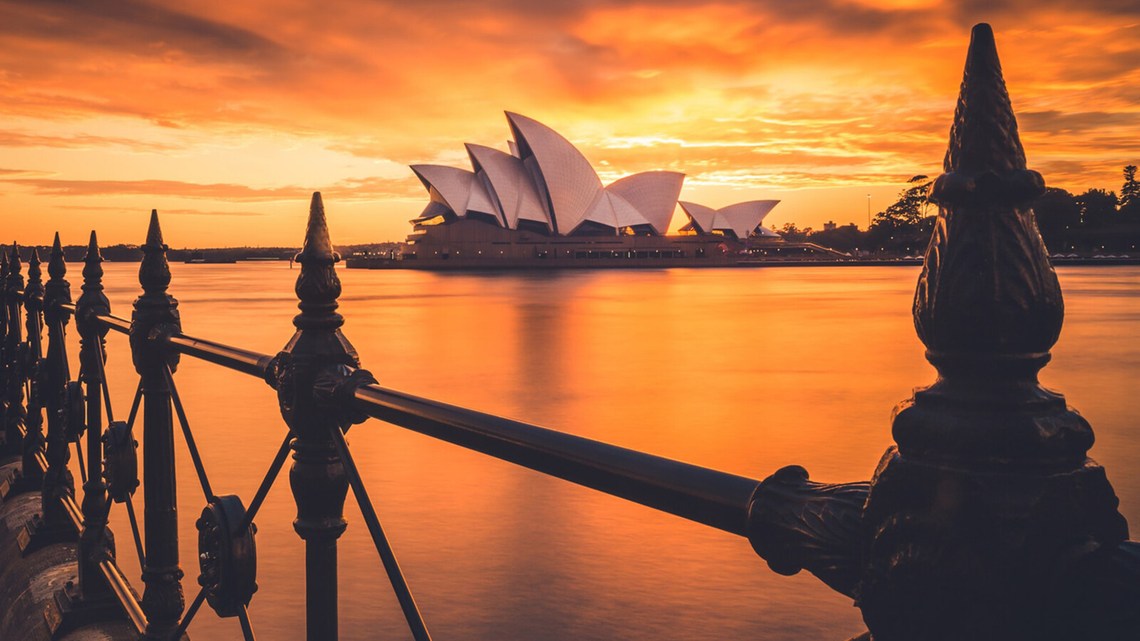 Sydney Opera House at sunset