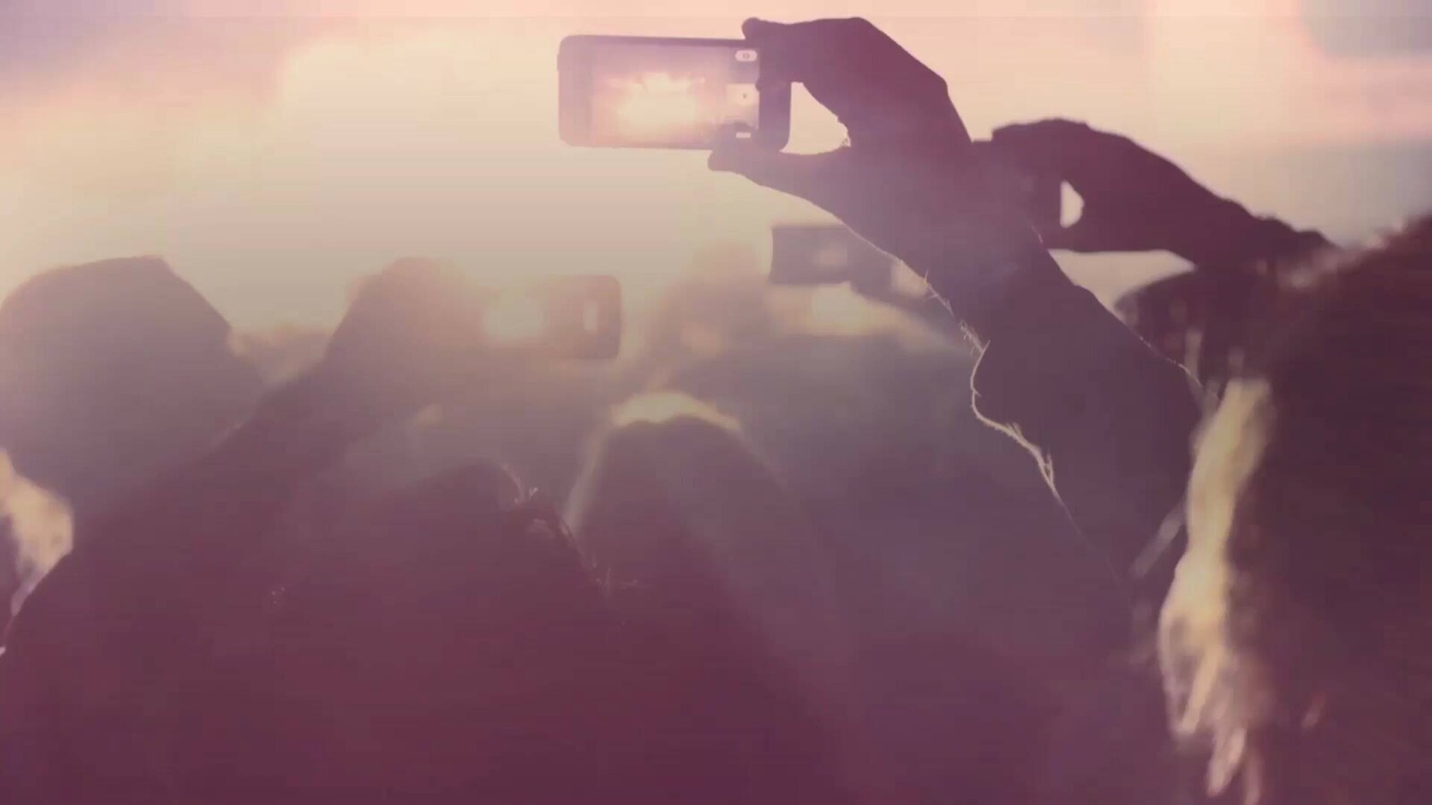 People taking video from mobile