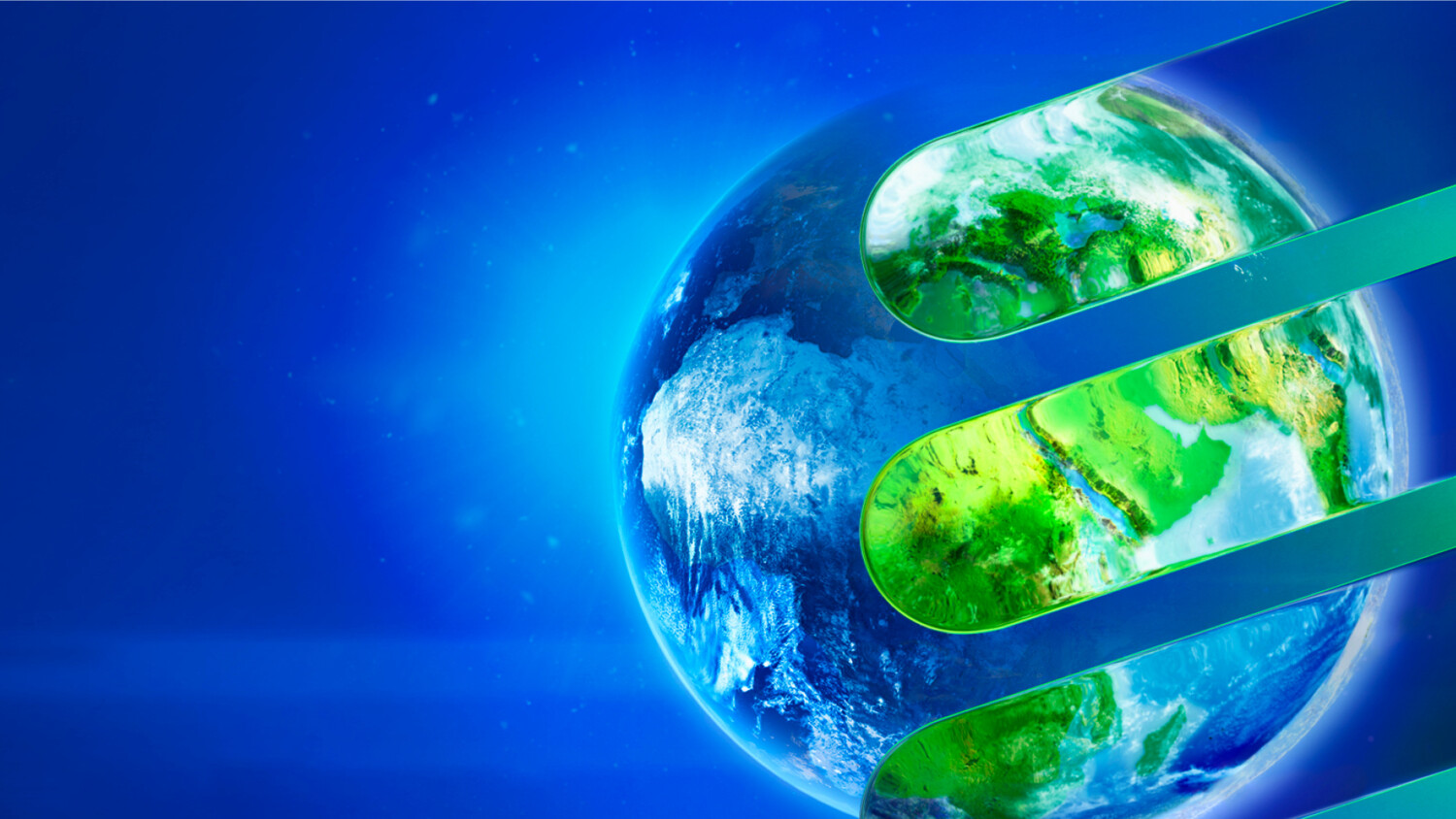 Earth and Ericsson logo