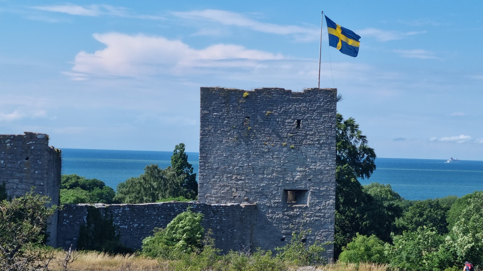 Medieval building near Visby, on the Swedish island of Gotland. Almedalan is hosted on Gotland every year.