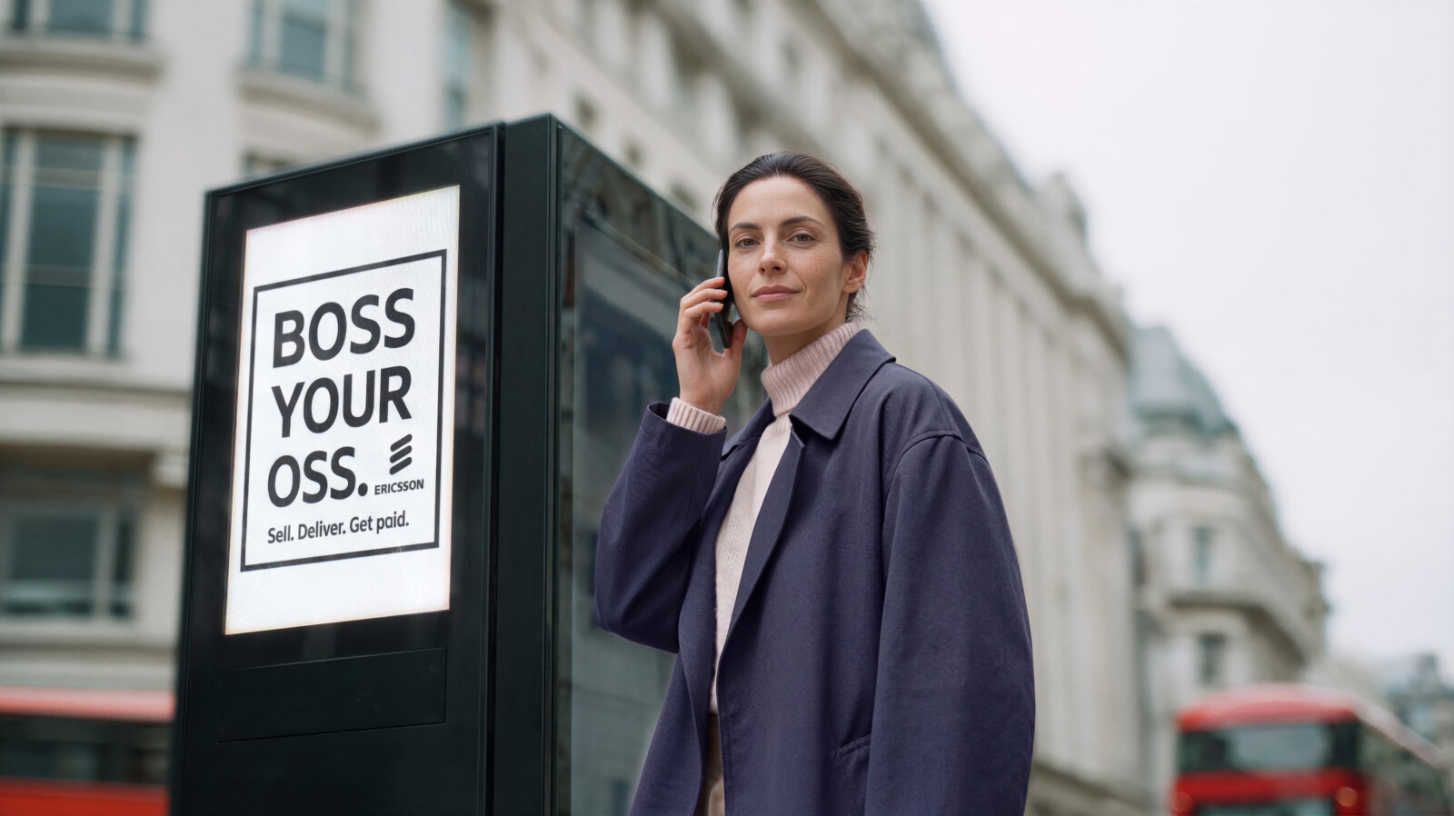 A Lady with a phone