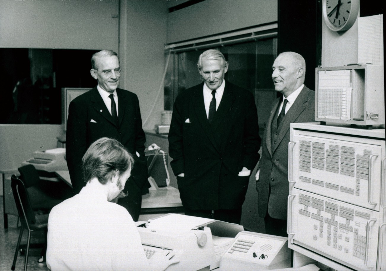 The Netherlands, 1972, AKE station Inauguration. 