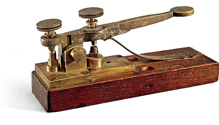 AN EARLY MORSE KEY