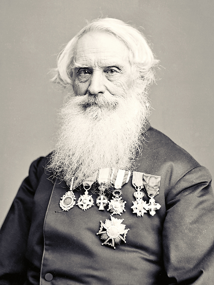 Samuel Morse, a much decorated pioneer in telegraphy