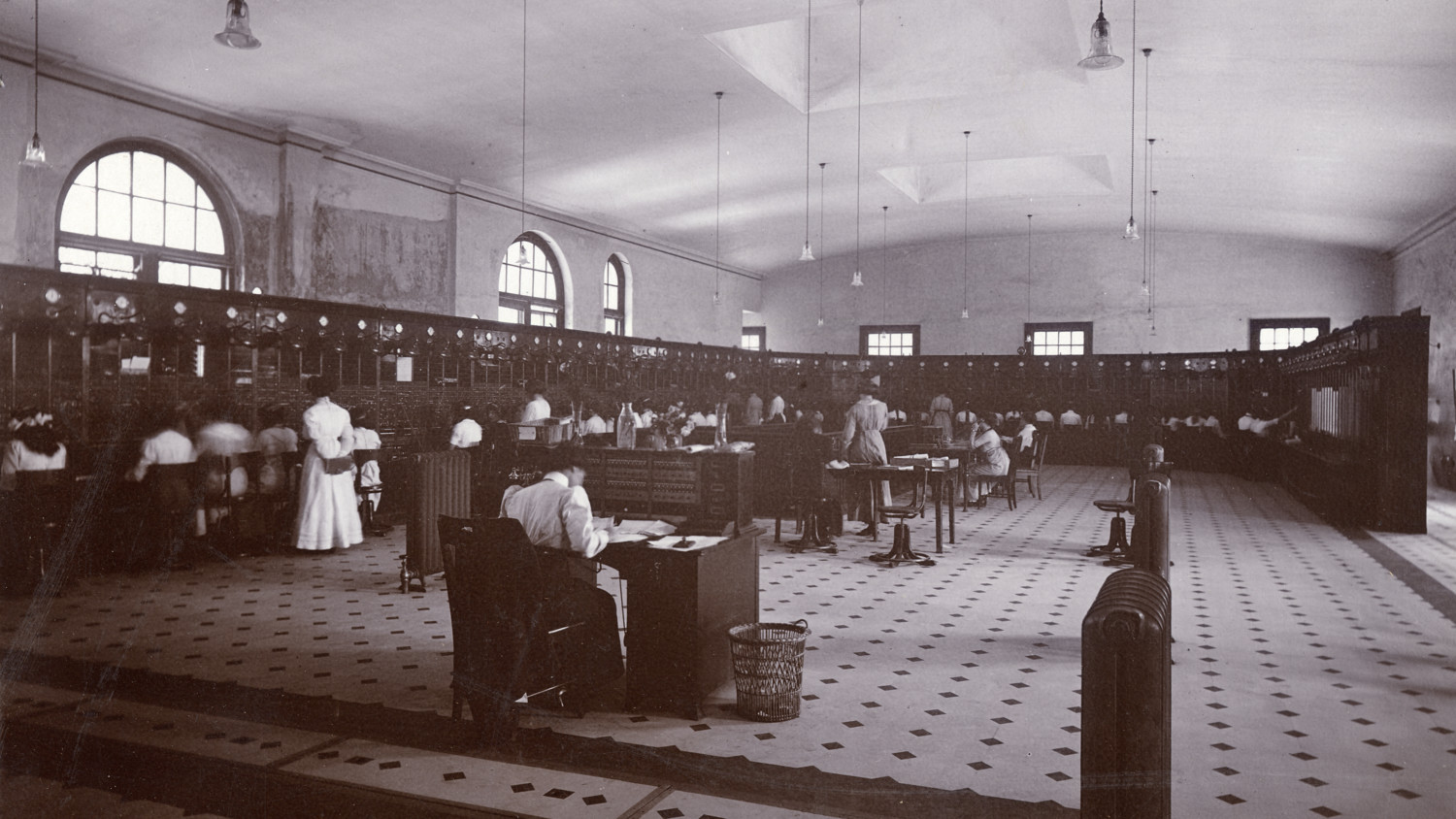 Johannesburg Telephone Exchange. October 1912.