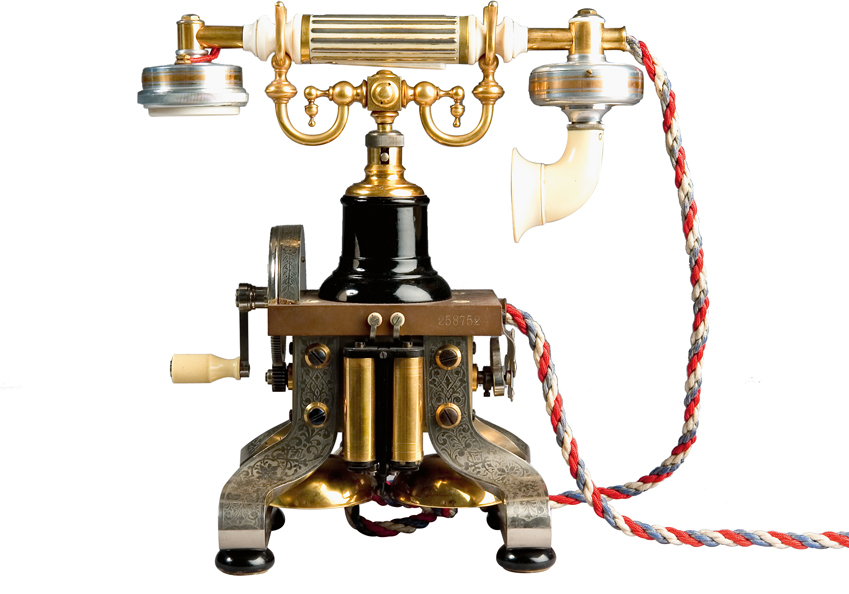 The dachshund telephone adapted for the tsar