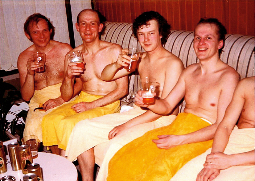 SWEDISH-FINNISH FRATERNITY IN THE SAUNA