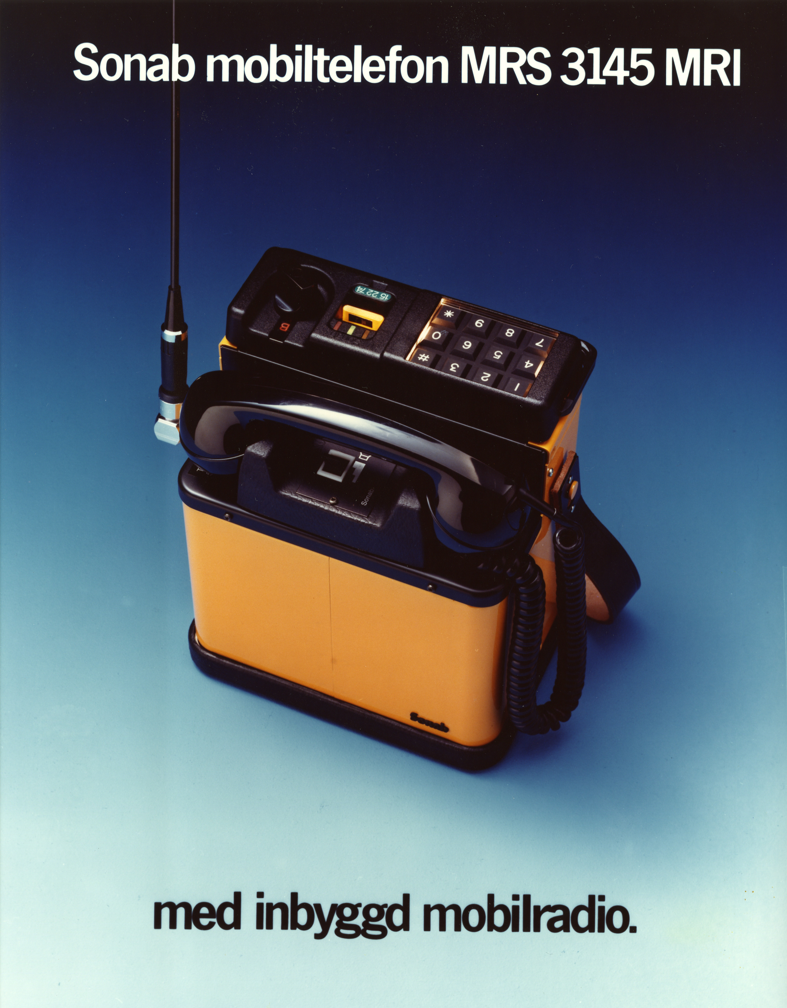 An MTD mobile phone produced by Sonab