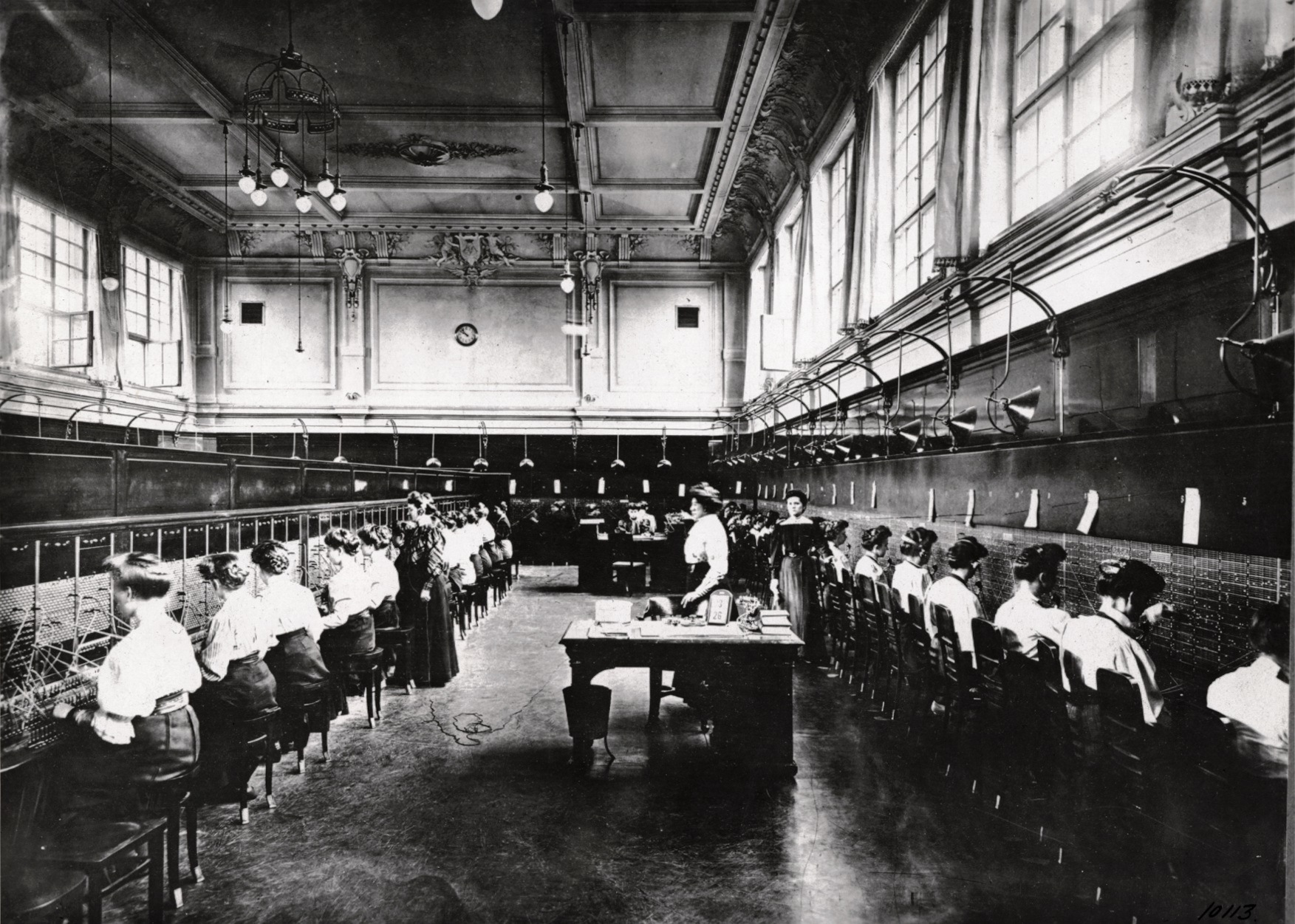 POLAND, 1910S, WARSAW TELEPHONE STATION