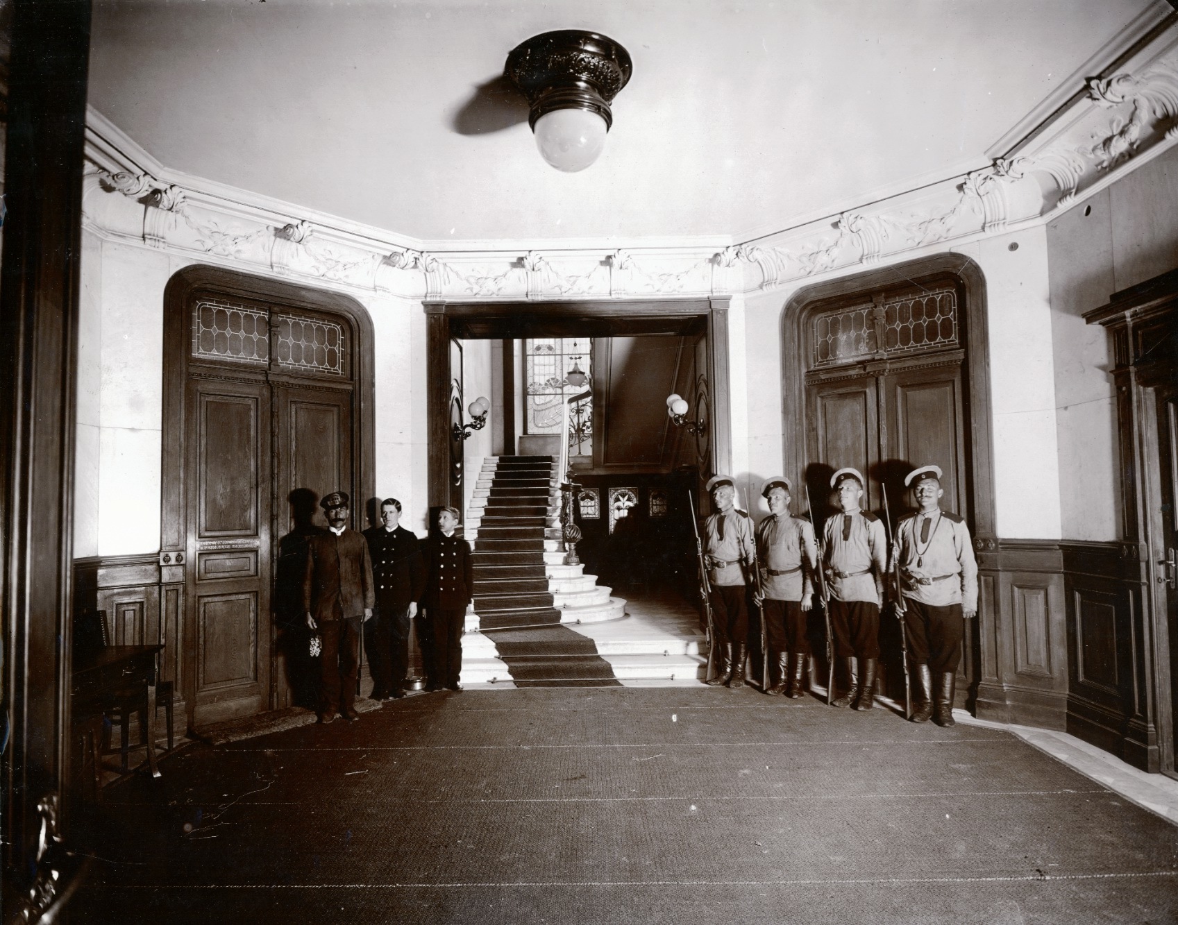 Poland, 1910s, Warsaw telephone station