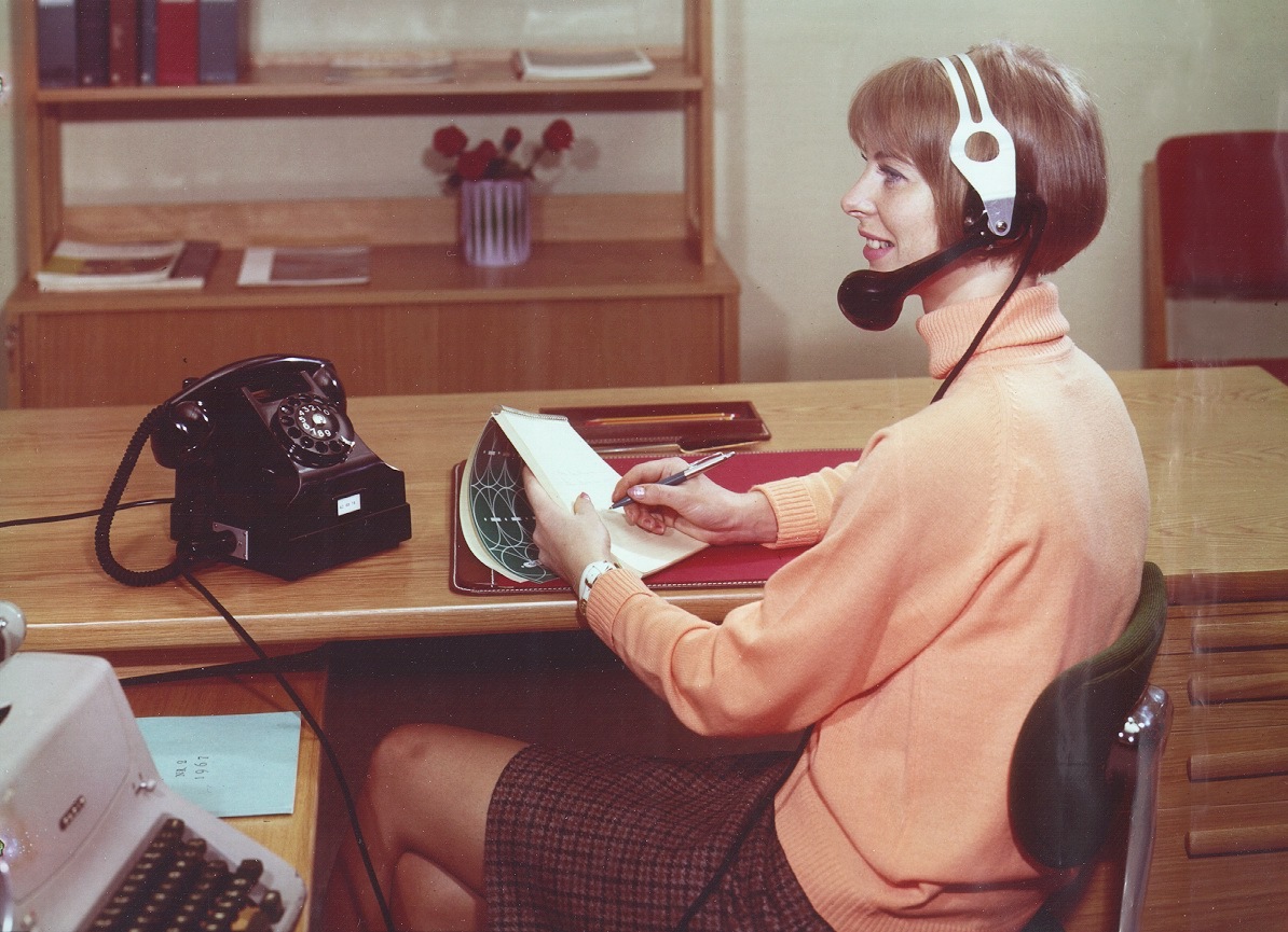 TELEPHONE, BAKELITE, HEADSET