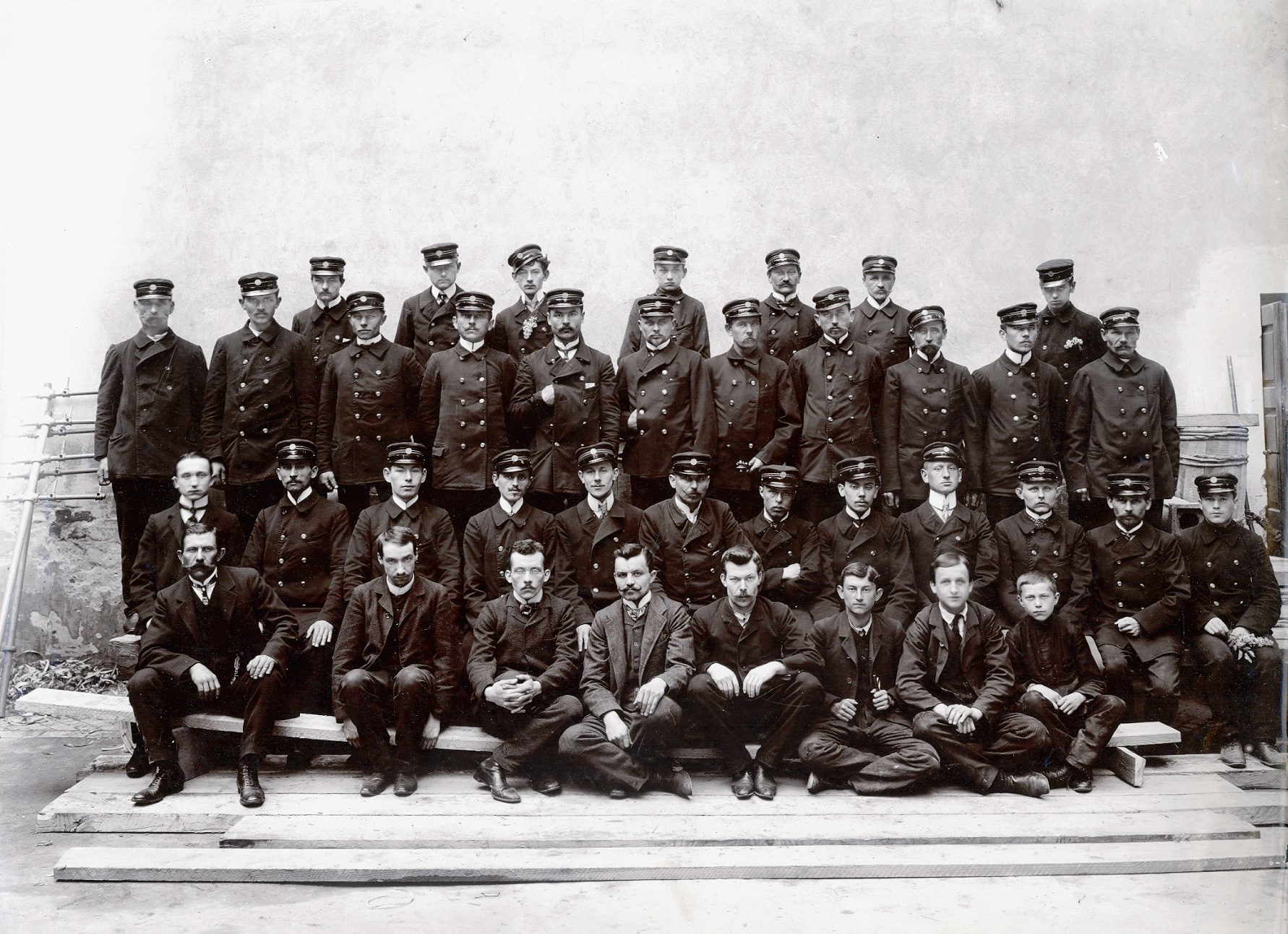 Poland, 1900s, Warsaw telephone staff