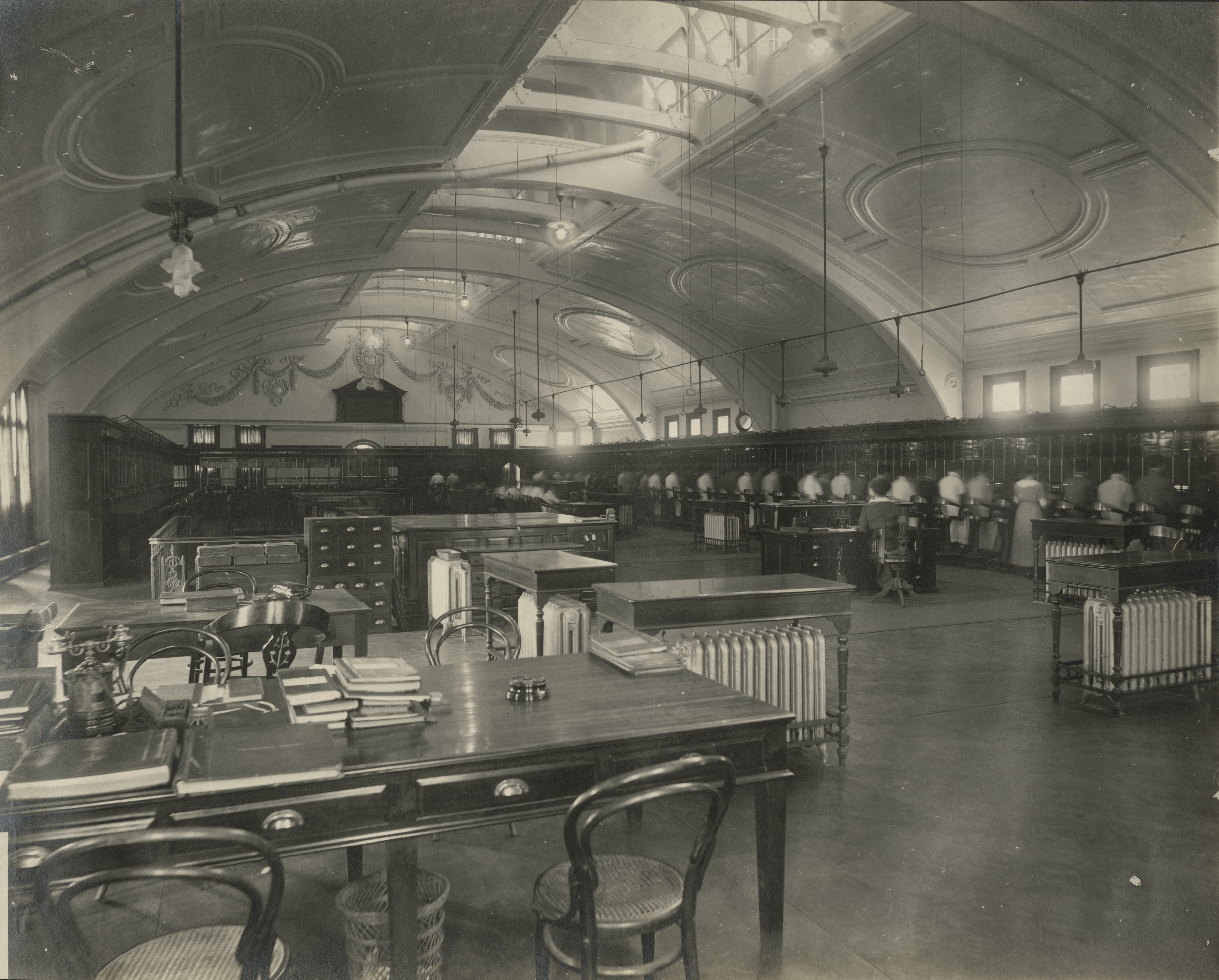 INDOOR PICTURE, TELEPHONE EXCHANGE