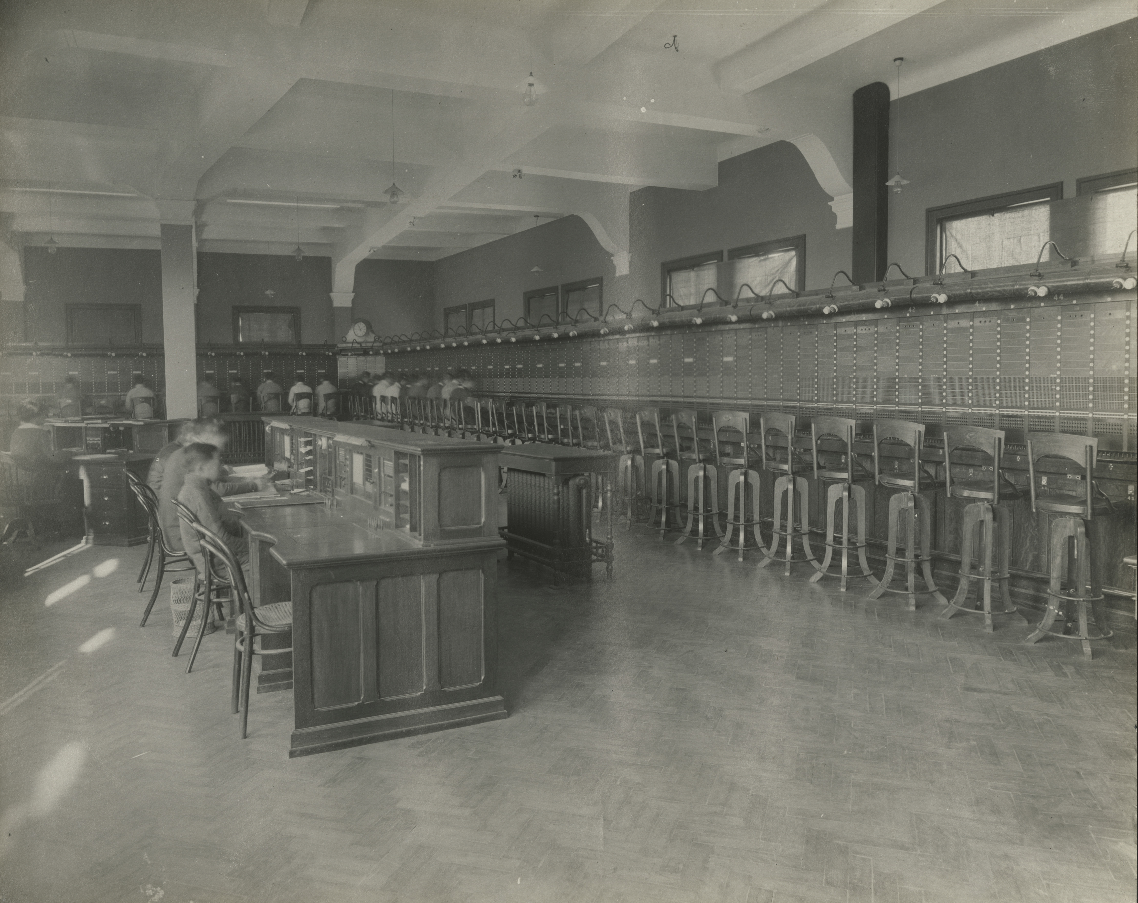 INDOOR PICTURE, TELEPHONE EXCHANGE SHANGHAI