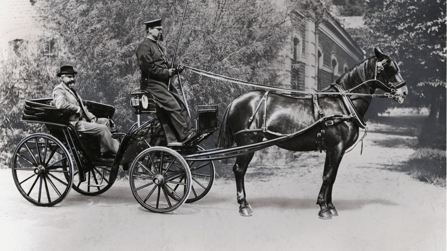 CEDERGREN, H T (IN HIS CARRIAGE, 1890S