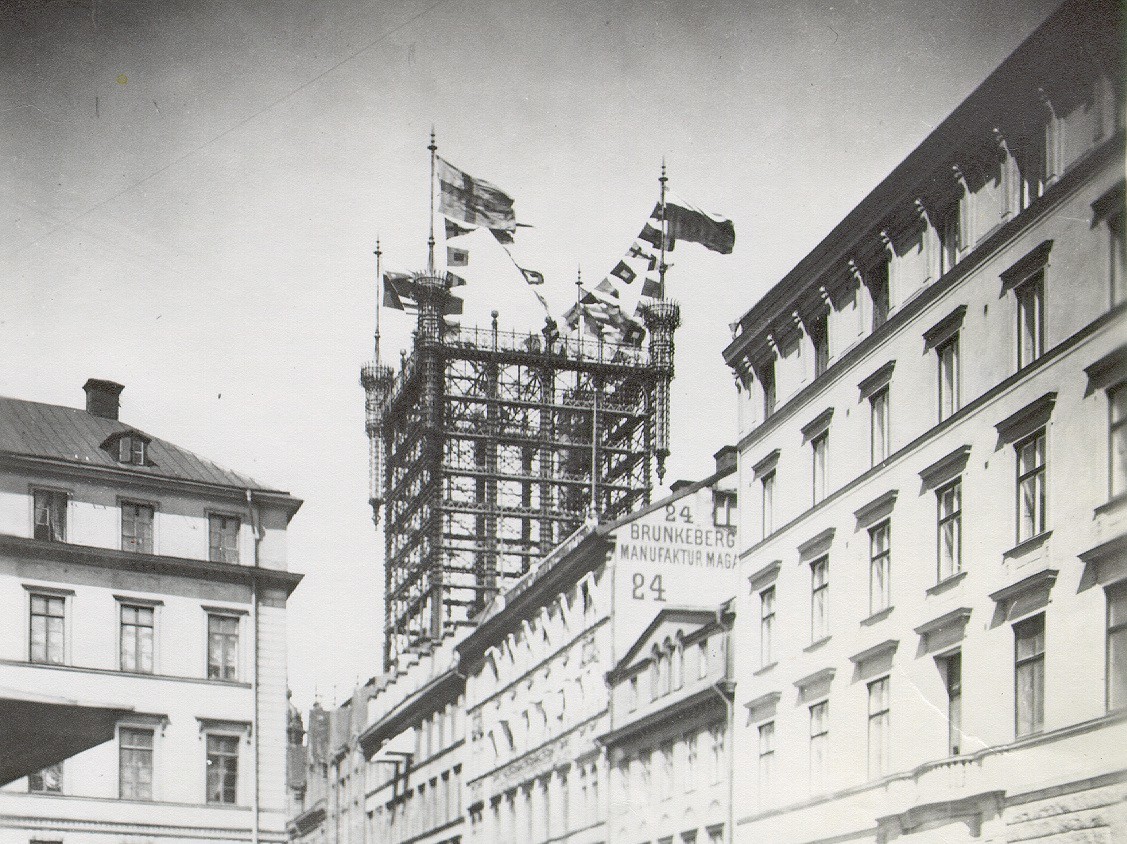 SWEDEN, 1900S, TELEPHONE TOWER